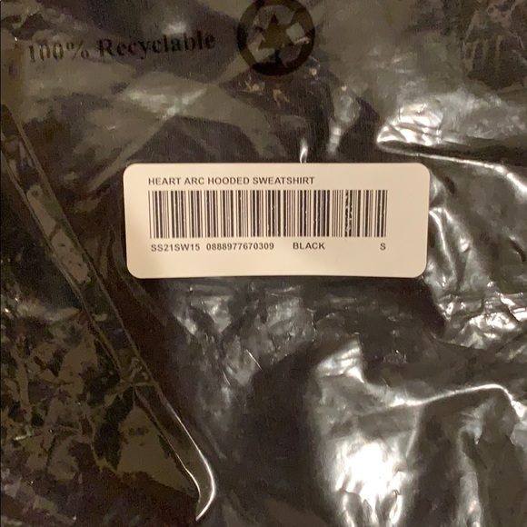 Supreme Heart Arc Hooded Sweatshirt - Picture 2 of 2